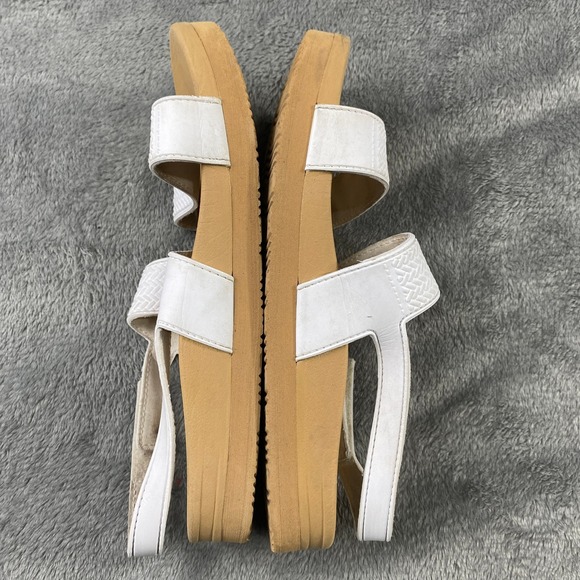 Reef Vista Sandals Water Youth Girls Size 4 White EVA Upper Adjustable Straps - Picture 3 of 8